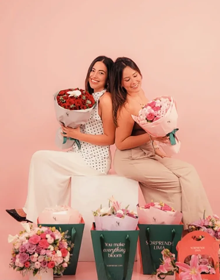 Campaña de marca con flores